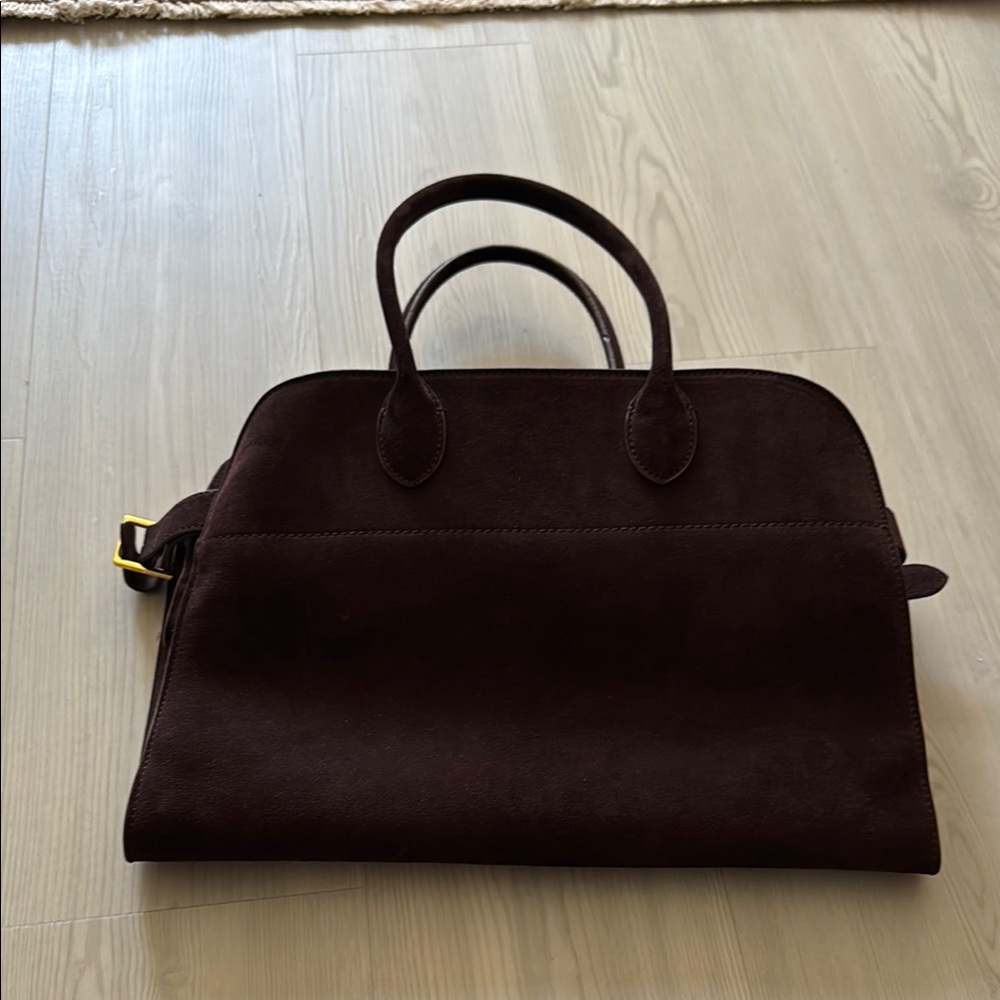 Brown faux suede Handbag